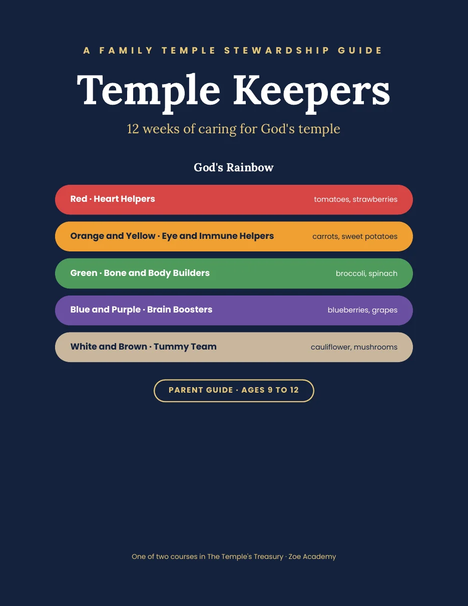 Cover of Temple Keepers, a family temple stewardship guide for ages 9 to 12