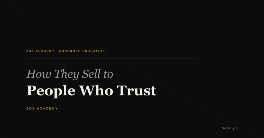 How They Sell to People Who Trust - Zoe Academy