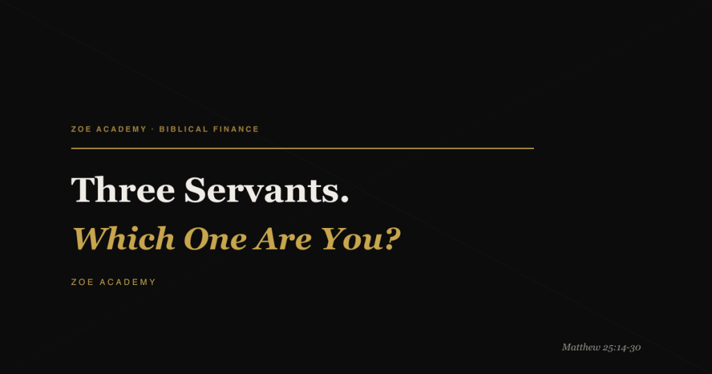 Three Servants - Which One Are You? - Zoe Academy
